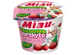 Organic Cottage Cheese MIAU with Strawberries and Wild Strawberries, 6%, 100 g