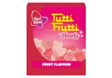 Chewy candies RED BAND TUTTI FRUTTI HEARTS, 15 g
