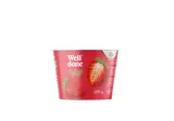 Eating yogurt WELL DONE, strawberry flavor, 5.1 % fat, 200 g