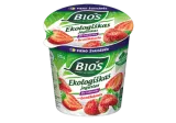 Organic yogurt with strawberries lactose-free BIOS, 3.1 % fat, 125 g