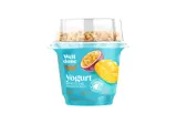 Creamy yogurt with mango and passion fruit jam and toasted cereal with coconut flakes WELL DONE, 6%, 200 g