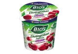 Organic yogurt with cherries lactose-free BIOS, 3.1 % fat, 125 g