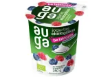 Organic lactose-free yogurt with blueberries and raspberries AUGA, 3.5% fat, 350 g