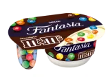 Creamy yogurt FANTASIA M&M, vanilla flavor, 13% fat, 120 g