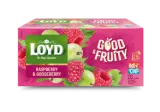 Fruit tea LOYD, raspberry and gooseberry flavor, 50 g