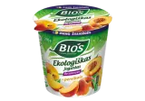 Organic yogurt with peaches lactose-free BIOS, 3.1% fat, 370 g