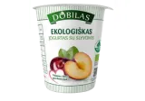 Органический йогурт с сливами DOBILAS, 3,1% жира, 300 г
