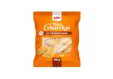 Frozen small chebureks with chicken filling