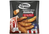 Frozen spicy KENTUCKY chicken broiler meat strips, 250 g
