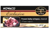 Frozen small octopuses