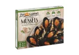 Frozen blue mussels with garlic in butter sauce