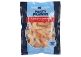 Frozen cooked white shrimp with tails