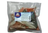 Frozen salmon mix for soup