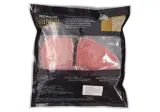 Frozen pink tuna steaks