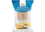 Frozen long pikeperch fillet without skin