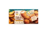 Frozen fish fillet WELL DONE with potato slices, 350 g
