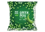 Frozen green peas WELL DONE, 400 g