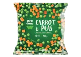 Frozen carrot and pea mix WELL DONE, 400 g