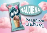 Edible ice cream SUPER VIVA, cotton candy flavor, 93 g