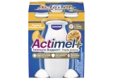 Yogurt drink ACTIMEL+, peach and passion fruit flavor, 4 x 100 g, 400 g