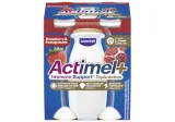 Yogurt drink ACTIMEL+, strawberry and pomegranate flavor, 4 x 100 g, 400 g