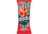 Strawberry flavor edible ice DADU with raspberry and cranberry filling, 95 g