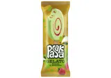 Cream ice cream PASAKA GELATO with Japanese green tea matcha and strawberry filling, 67 g
