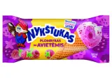 Raspberry flavor plombir NYKŠTUKAS with raspberry filling, 90 g