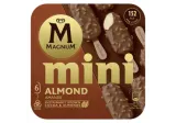 Vanilla Edible Ice Cream MAGNUM ALMOND MINI with Milk Chocolate Coating, 276 g