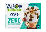 Plant-Based Edible Ice Cream in Waffle Cone VALSOIA ZERO, 300 g