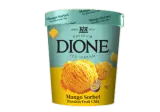 Ice cream DIONE, mango and passion fruit flavor, 370 g