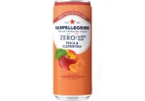 Peach and tangerine juice drink SANPELLEGRINO ZERO, 0.33 ml