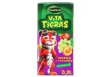 Refreshing peach and grape juice drink VITATIGRAS, 200 ml